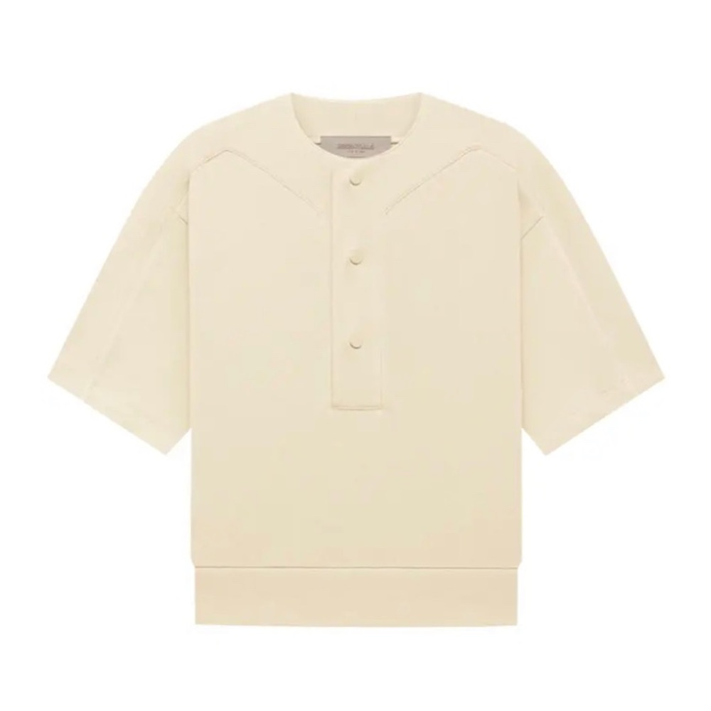 New Fear of God Henley shirt size 8 - eggshell